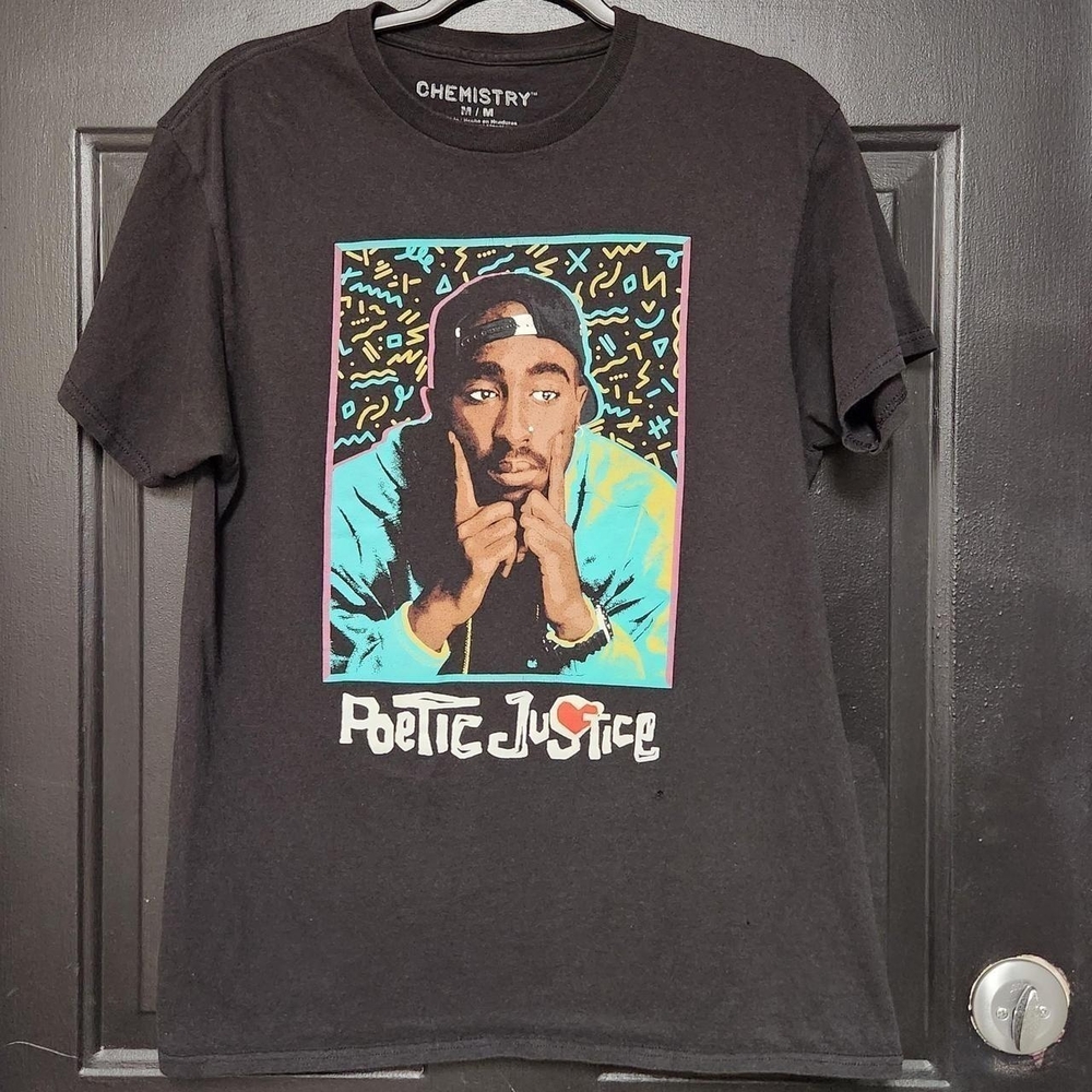 Chemistry Poetic Justice Tupac Shakur‎ T Shirt Adult Medium 2Pac Rap Hip Hop Tee